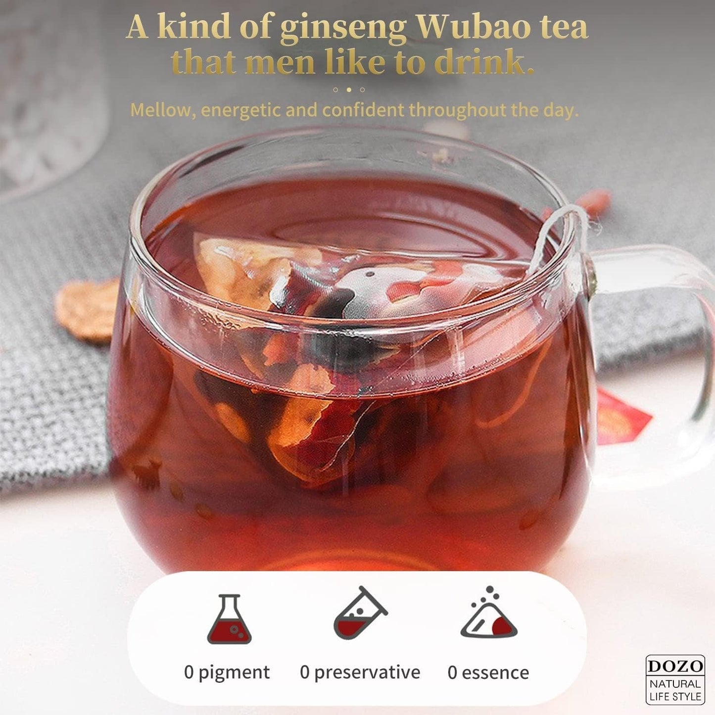 💪Ginseng & Mulberry Herbal Tea